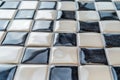 Modern Ceramic Tile Pattern Close-Up Royalty Free Stock Photo