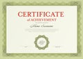 Modern certificate template Royalty Free Stock Photo