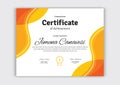 modern certificate template  business certificates  multipurpose certificate  achievement Royalty Free Stock Photo