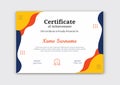 modern certificate template. certificate design  certificate template awards diploma Royalty Free Stock Photo