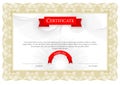 Modern Certificate. Template diplomas, currency. Vector