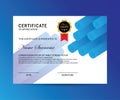 Modern certificate template and more background use
