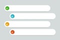 Modern Checklist UI Template with Colorful Circular Checkmarks on Light Background