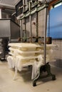 Modern cheese factory: Alpine mountain cheese