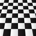 Realictic modern black white chess or checker board perspective background design vector illustration. Eps10 Royalty Free Stock Photo