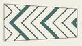 Modern Chevron Geometric Pattern, abstract arrow design element Generative AI Royalty Free Stock Photo