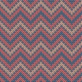 Modern chevron stripes christmas knit geometric