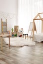 Modern child room interior settin