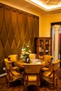 Modern Chinese style dining room Royalty Free Stock Photo