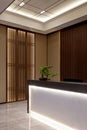 Modern Chinese style office, Reception desk