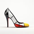 Modern Christian Louboutin Shoes: 3d Fashion Design With De Stijl Influence
