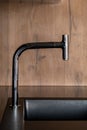 Modern chrome kitchen faucet