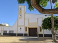 Modern church on Coast of Telde on Gran Canaria island Royalty Free Stock Photo