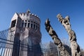 Modern church in Echmiadzin monastery complex,Armenia Royalty Free Stock Photo