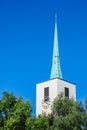 Modern church steeple Royalty Free Stock Photo