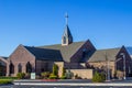 Modern Church With Steeple Royalty Free Stock Photo