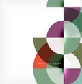 Modern circle abstract background Royalty Free Stock Photo