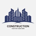 Modern city Buildings construction Royalty Free Stock Photo