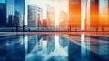 Modern city concept background. Urban architectural cityscape. Royalty Free Stock Photo