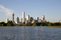 Modern city Dallas skyline Royalty Free Stock Photo