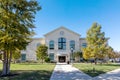 modern city hall in old western city of Kerrville, Texas