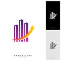 Modern City Logo Concepts. Corporate Business Finance Logo design vector template - Vector Royalty Free Stock Photo