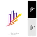 Modern City Logo Concepts. Corporate Business Finance Logo design vector template - Vector Royalty Free Stock Photo
