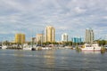 Modern city skyline, St. Petersburg, Florida, USA Royalty Free Stock Photo