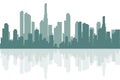 Modern City Skyline - Vector illustration