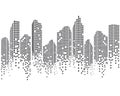 Modern City skyline vector illustration