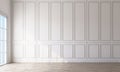 Modern classic white empty interior with wall Royalty Free Stock Photo