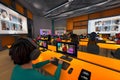 Modern Classroom Design, Students Collaborate on Diverse Projects Using Technology and Innovative Learning Strategi