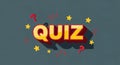 Quizak Choice Multiple Choice Question Game Interface Template for Education and Trivia Royalty Free Stock Photo