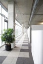 Modern clean office hallway Royalty Free Stock Photo