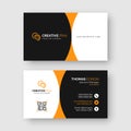 Modern and clean professional business card template