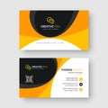 Modern and clean professional business card template