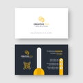 Modern and clean professional business card template