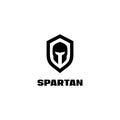 Elegant and strong spartan logo