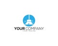 Cleaning And Cleaning Services Logo Royalty Free Stock Photo