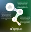 Modern, clear template. Can be used for infographics, websites e