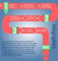 Modern, clear template. Can be used for infographics, websites e