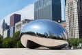 Cloud Gate Sculpture at Millennium Park in Chicago with No People