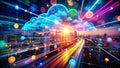 Modern Cloud Integration Streamlined Data Flow Optimized System Architecture and Visualized Insights