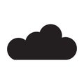 Modern cloud logo Royalty Free Stock Photo