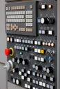 Modern CNC control panel Royalty Free Stock Photo