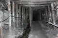 Modern coal mine underground Royalty Free Stock Photo