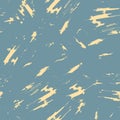 Neutral light blue yellow seamless abstract texture. Modern coastal living all over print. Irregular soft furnishing