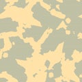 Neutral light blue yellow seamless abstract texture. Modern coastal living all over print. Irregular soft furnishing