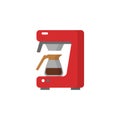 Modern coffee machine icon. Royalty Free Stock Photo