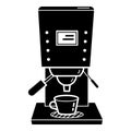Modern coffee machine icon, simple style Royalty Free Stock Photo